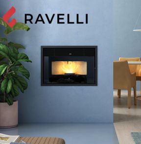 Termocamino a pellet Ravelli