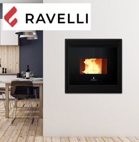Inserto ventilato a pellet Ravelli