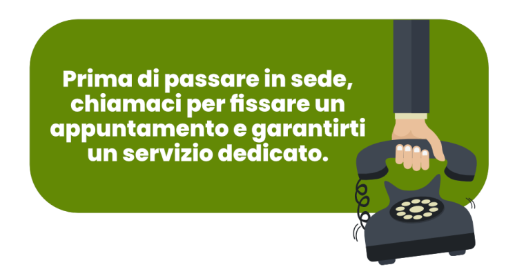 chiamaci e prenota un appuntamento