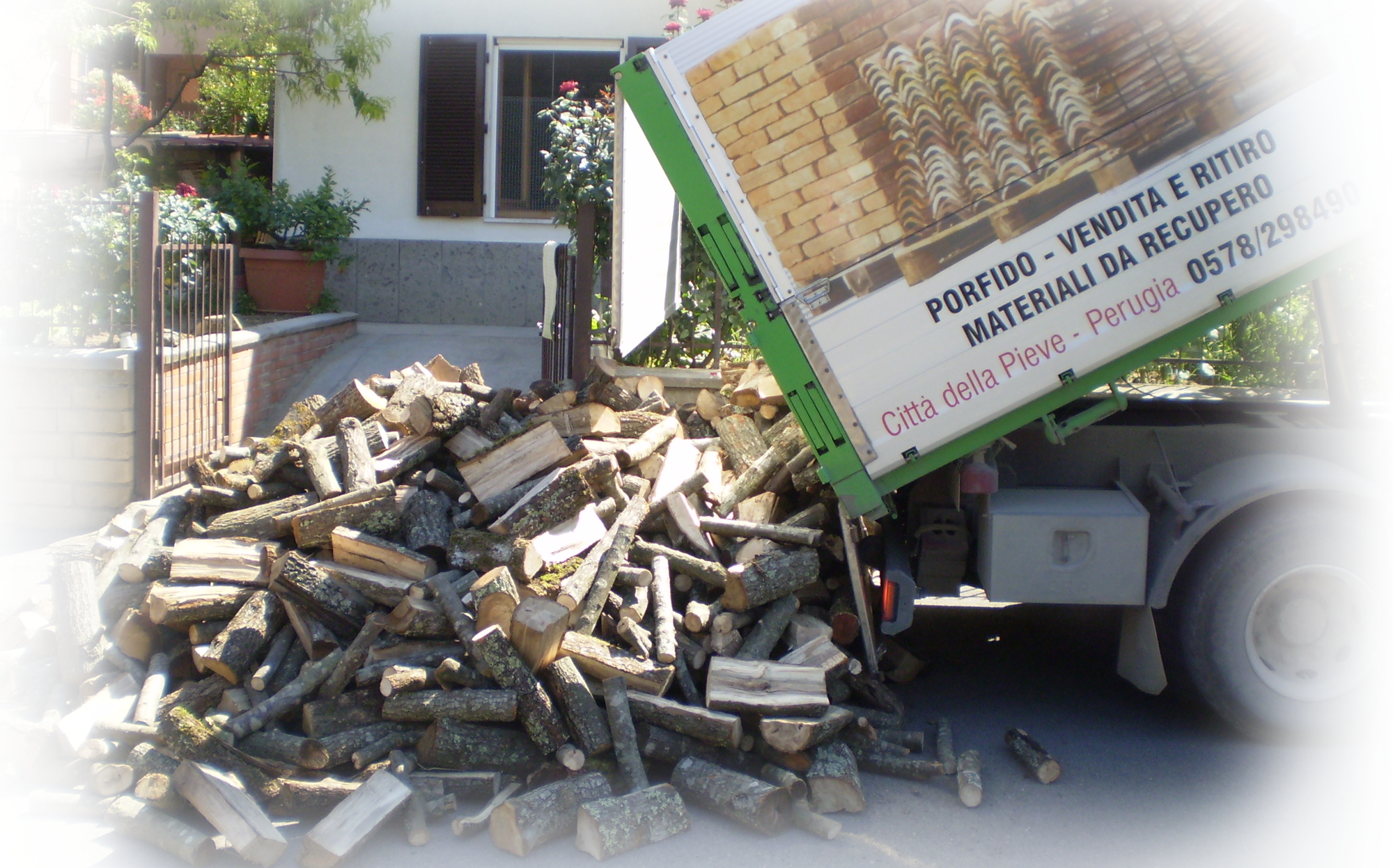 Legna da ardere alla rinfusa