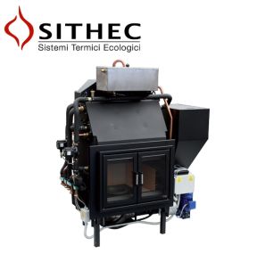 Termocamino combinato a legna/pellet Sitech
