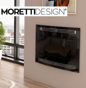 Termocamino a pellet Moretti design